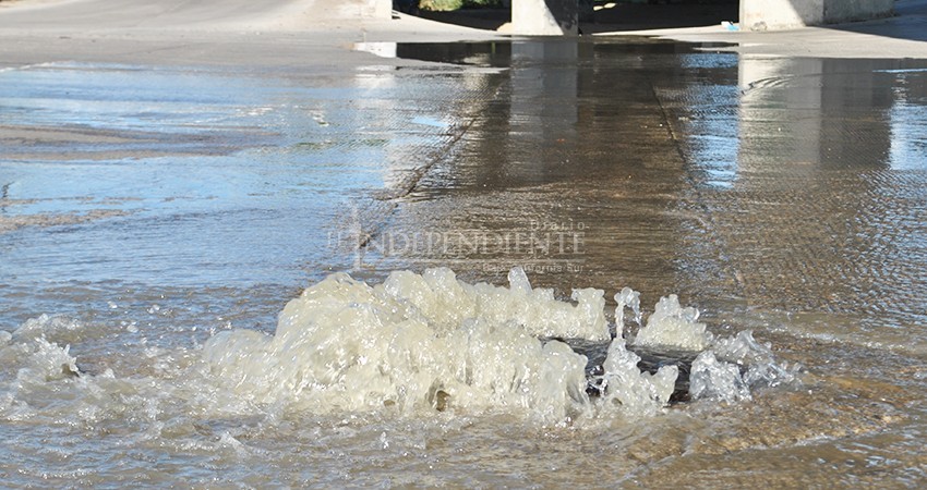 Desborde de aguas residuales, paisaje común en colonias de Los Cabos 