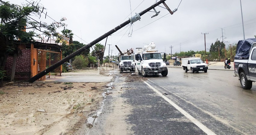 Se prevé el restablecimiento de la energía eléctrica al 90% para este viernes