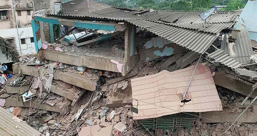 Derrumbe de edificio en India deja al menos 11 muertos