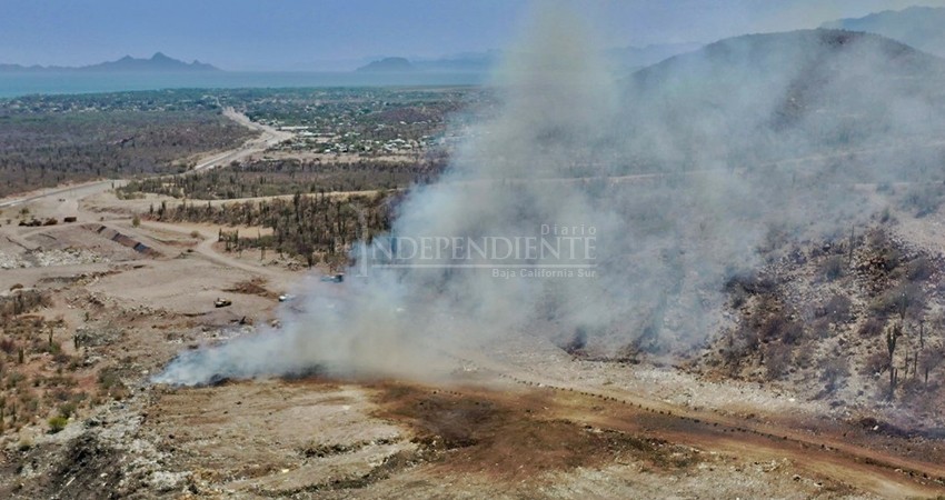 Con evidencia área, denuncian quemas programadas en el basurero de Loreto