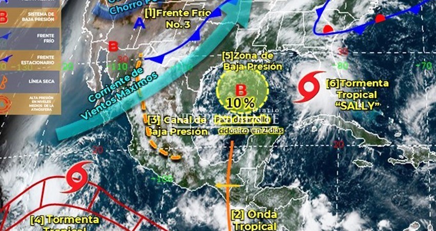 Persistirá calor y lluvias dispersas en regiones de BCS durante la semana  Persistirá calor y lluvias dispersas en regiones de BCS durante la semana