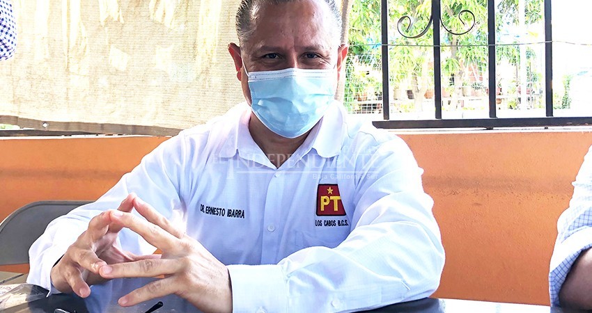 Ernesto Ibarra se la jugará por segunda vez por la presidencia de Los Cabos