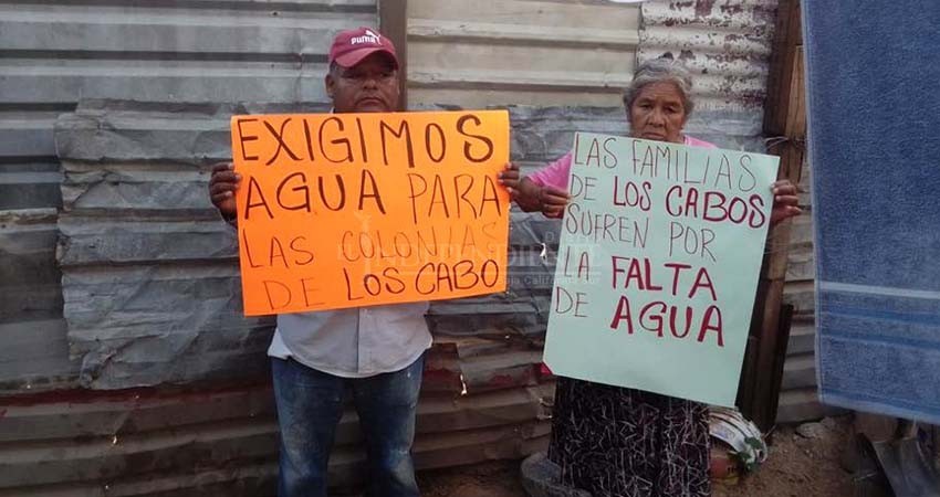 En Los Cabos, la gente grita por agua En Los Cabos, la gente grita por agua