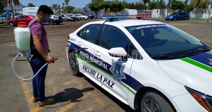 Veinticuatro policías municipales de La Paz se han contagiado de coronavirus