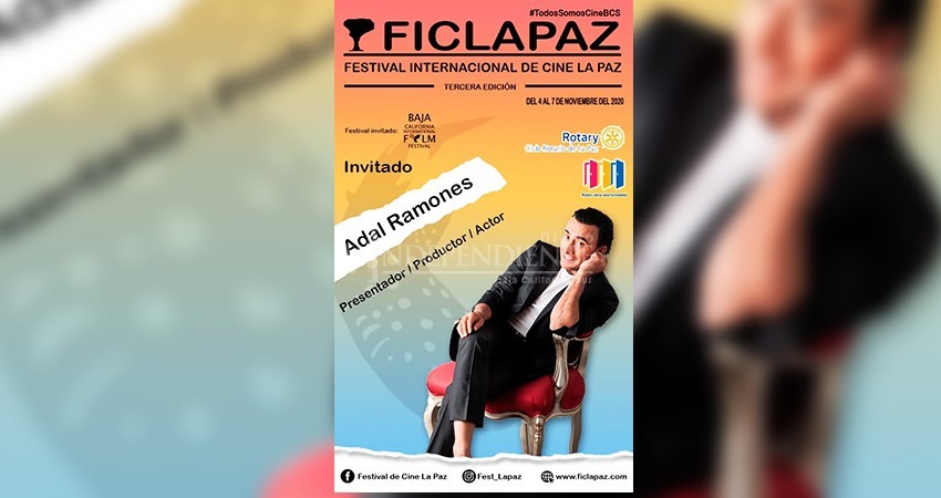 Adal Ramones estará en el Festival Internacional de Cine de La Paz