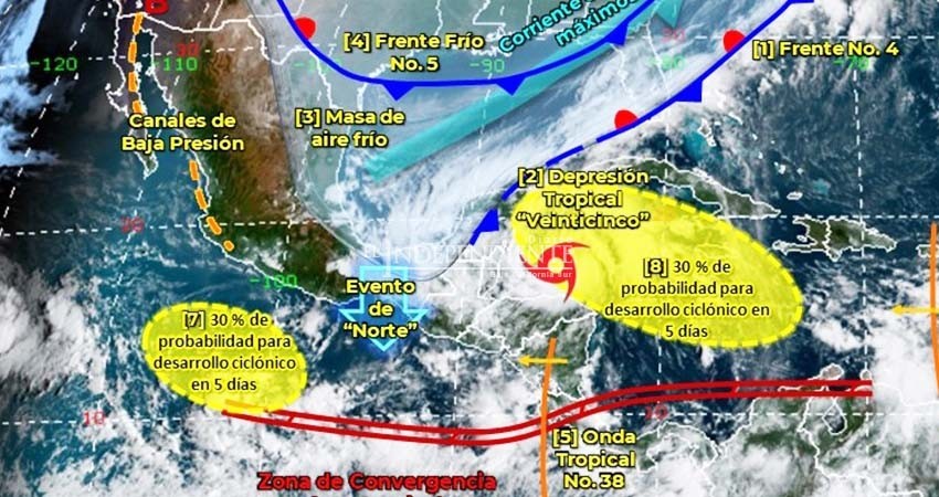 Nuevo frente frío provocará heladas, pero en BCS prevalecerá el calor