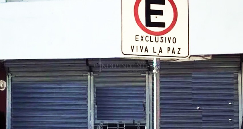 Se terminaron los estacionamientos exclusivos en el centro La Paz