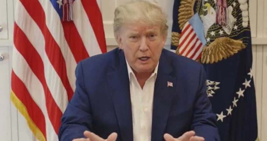 Trump anuncia su salida del hospital y pide no temer al covid-19