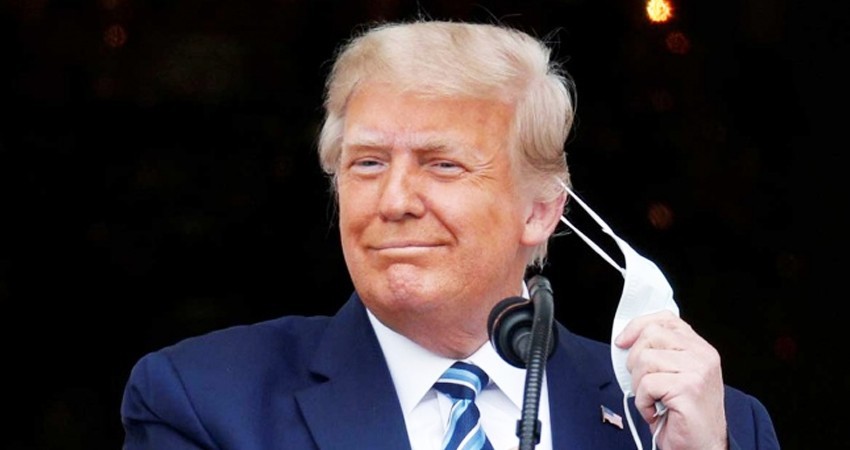 Presume Trump que es 'inmune' al covid-19