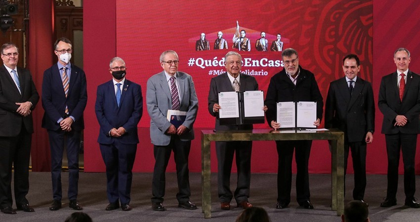 Pacto con la ONU para comprar medicamentos por 32 mil mdp