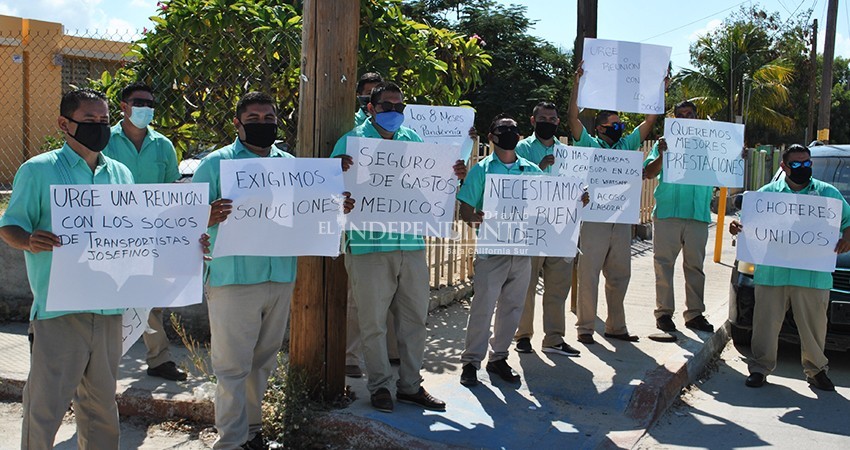Demandan transportistas josefinos mejores condiciones laborales