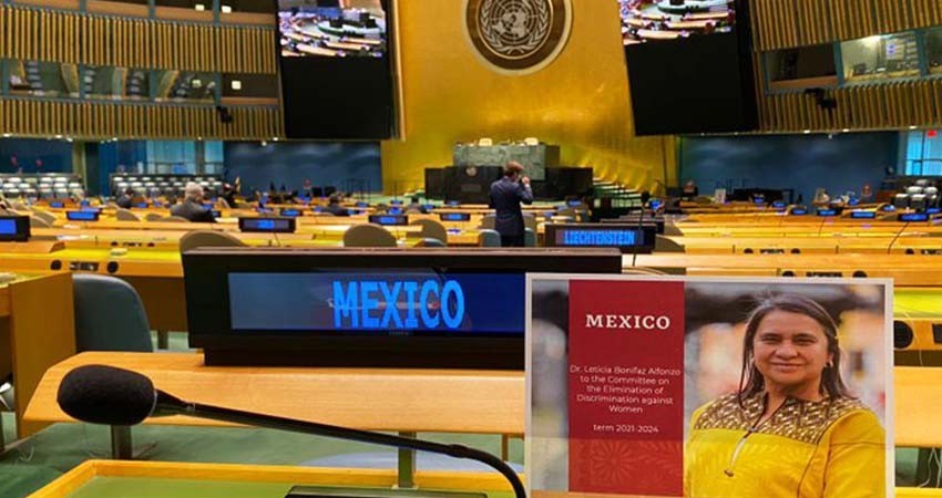 México gana lugar en Comité de la ONU en materia de Discriminación contra la Mujer