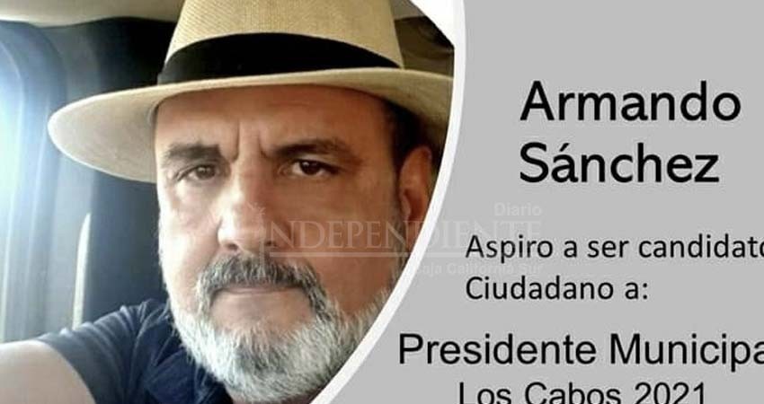 “Levanto la mano y digo que sí”: se destapa Armando Sanchez por la alcaldía de Los Cabos “Levanto la mano y digo que sí”: se destapa Armando Sanchez por la alcaldía de Los Cabos