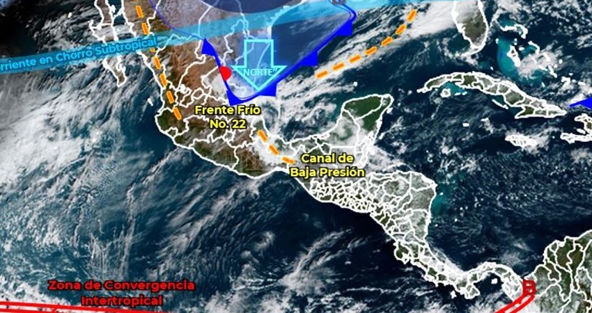 Por ingreso de nuevo frente frío se pronostican vientos fuertes en BCS durante la semana