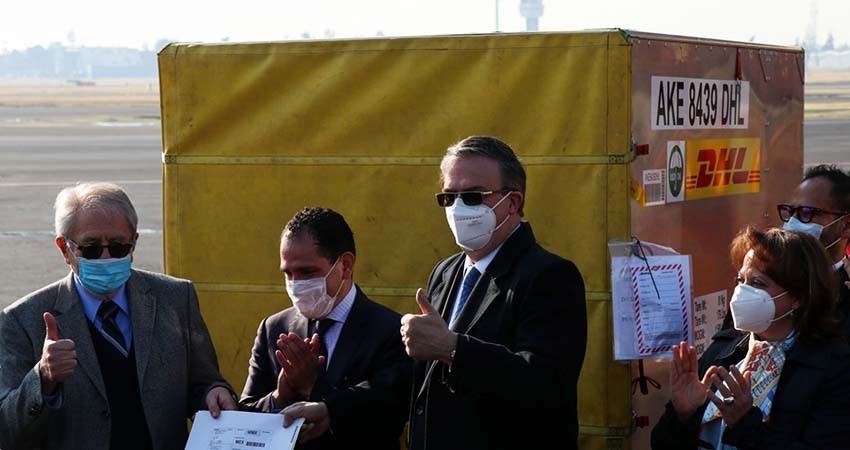 Primer lote de vacunas será el “principio del fin”, afirma Ebrard