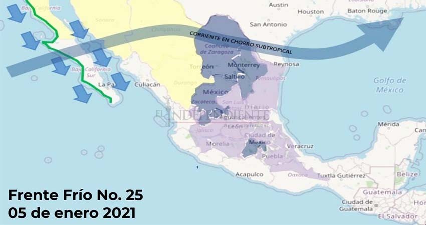 Continuarán las bajas temperaturas en BCS