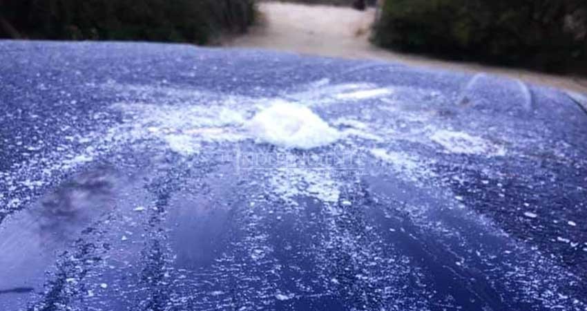 Bajas temperaturas ocasionan presencia de escarcha en comunidades rurales de Los Cabos Bajas temperaturas ocasionan presencia de escarcha en comunidades rurales de Los Cabos