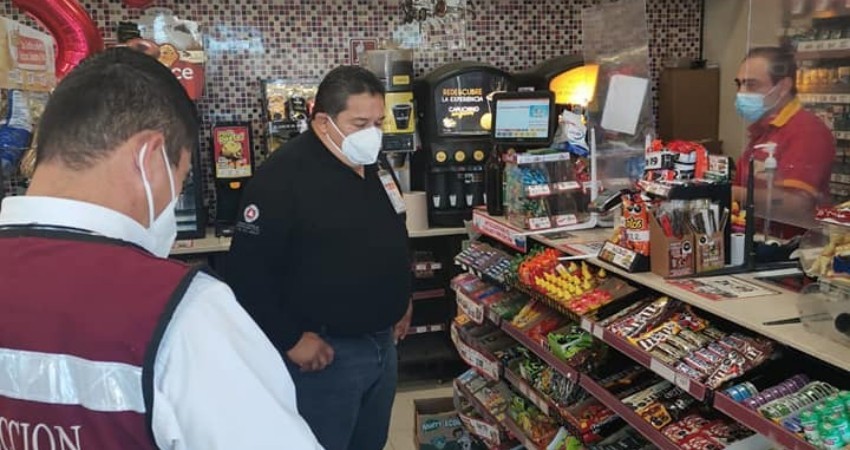 Ayuntamiento vigila protocolos sanitarios establecidos en La Paz Ayuntamiento vigila protocolos sanitarios establecidos en La Paz