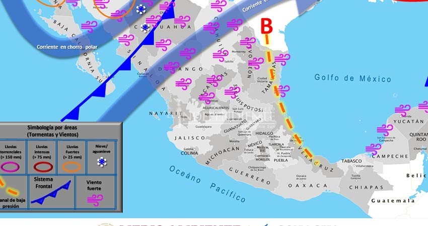 Nuevo frente frío y séptima tormenta invernal marcarán nuevo descenso de temperaturas en BCS