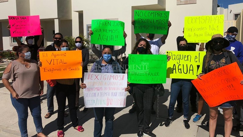 Sin agua potable vecinos de Altezza Residencial Sin agua potable vecinos de Altezza Residencial