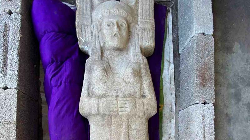Por 'accidente'! Hallan a 'diosa' de más de 500 años en Veracruz