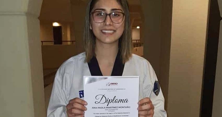 Logra tercer lugar la Sudcaliforniana Ana Paola Martínez en clasificatorio de TKD Logra tercer lugar la Sudcaliforniana Ana Paola Martínez en clasificatorio de TKD