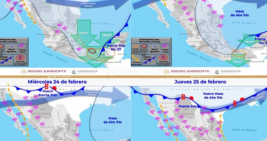 Nublados y vientos fuertes se esperan esta semana para BCS
