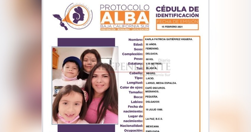 Investigan la desaparición de una mujer y sus tres hijos en La Paz