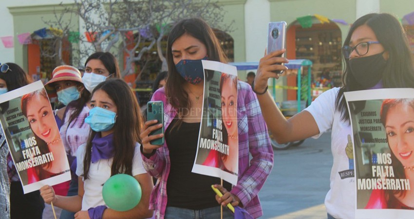 Amigos de Monserrat, piden justicia por su posible caso de feminicidio
