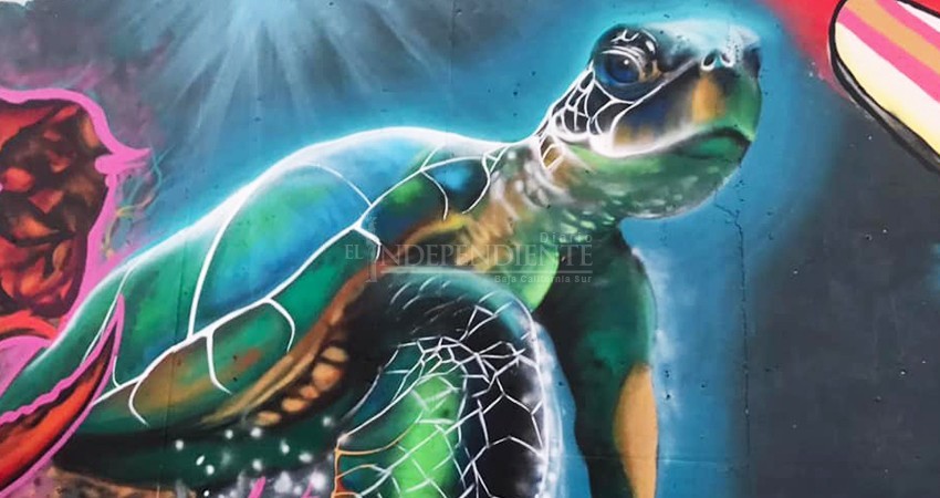 ¡Lo vuelven a hacer! pintan por segunda ocasión el muro de Costa Azul ¡Lo vuelven a hacer! pintan por segunda ocasión el muro de Costa Azul