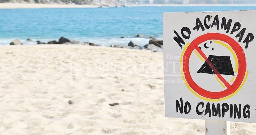 Pese a restricciones, hay quienes pretenden acampar en playas: Zofemat