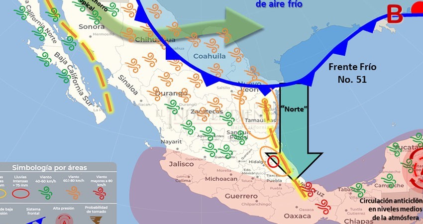 Condiciones climáticas seguirán manteniendo ambiente fresco este fin de semana en BCS