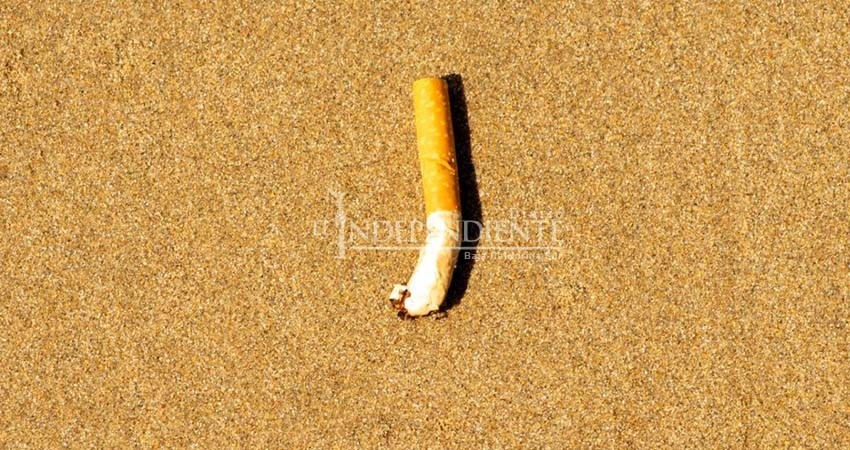 Fortalecen acciones para evitar contaminación en playas por colillas de cigarro