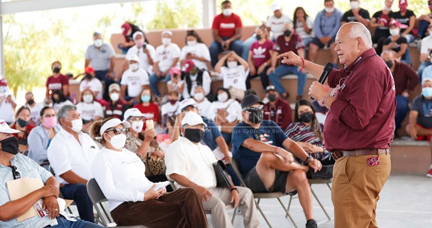 Encabezaré el sexenio de la salud, educación, seguridad y desarrollo económico de BCS: Víctor Castro