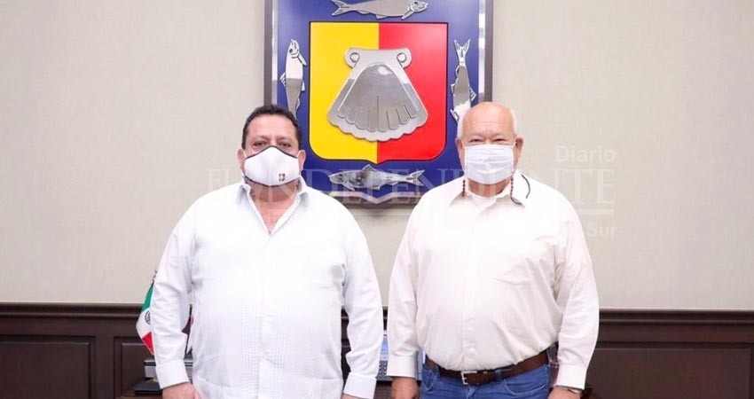 Se reúnen Carlos Mendoza Davis y Víctor Castro Cosío Se reúnen Carlos Mendoza Davis y Víctor Castro Cosío