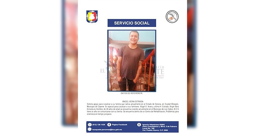 Después de 2 años, jóven tuvo contacto con su familia