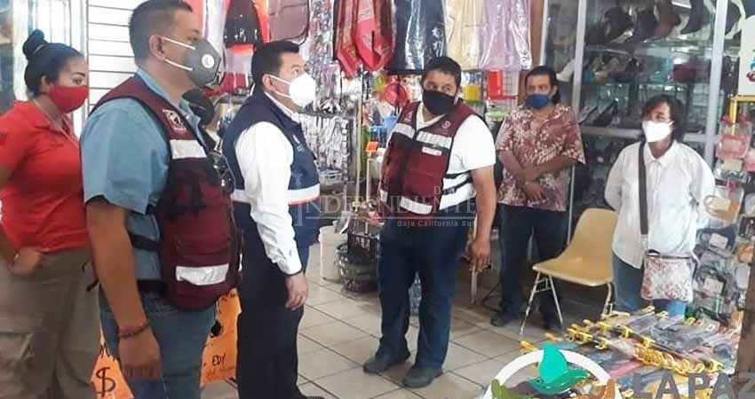 Por COVID-19, implementan operativo de vigilancia en comercios de La Paz