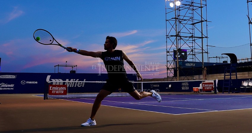 Arranca tras un año de suspensión y sin público el Abierto de Tenis Los Cabos