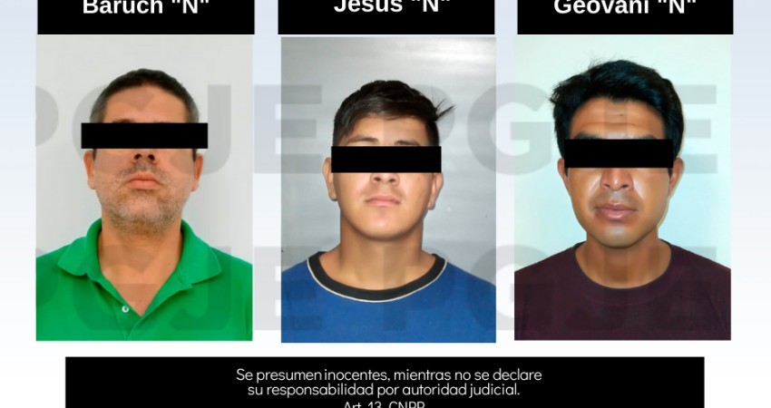 Cumplimenta PGJE 3 órdenes de aprehensión por diversos delitos