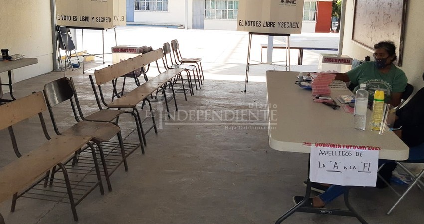 La primera consulta ciudadana nacional mostró poca afluencia