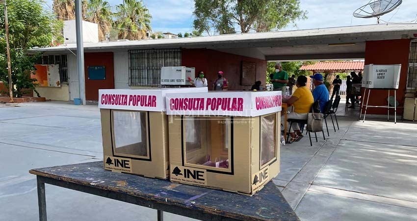 Solo el 5.57% del electorado en BCS participó en la Consulta Popular