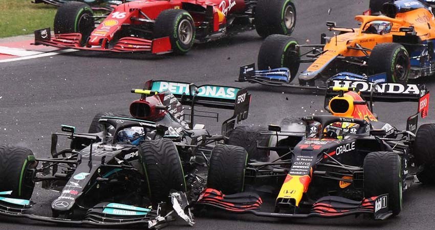 'Hizo un gran trabajo al sacar nuestros dos autos'; Horner exhibió a Bottas y rechazó disculpa de Wolff