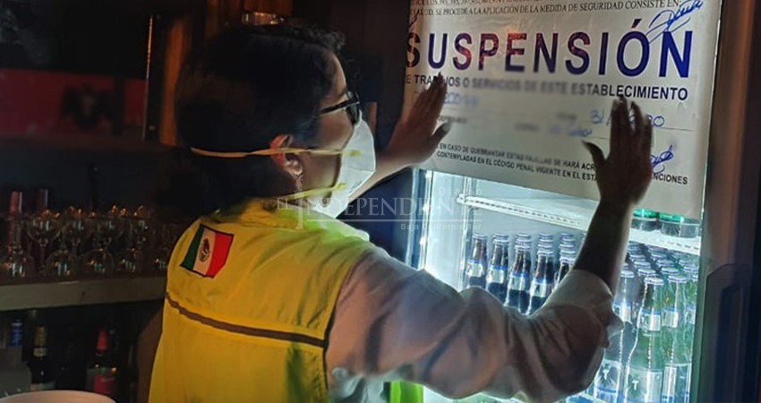 Coepris ha suspendido 372 comercios en BCS desde el inicio de la pandemia
