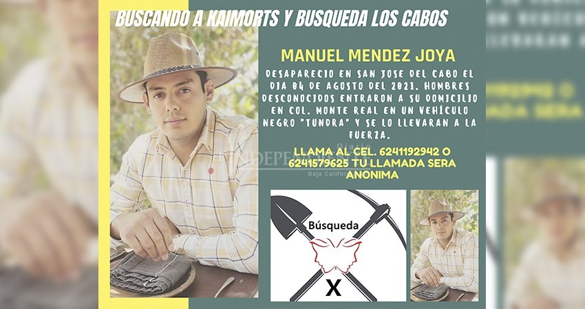 Reportan a joven privado de su libertad en su domicilio