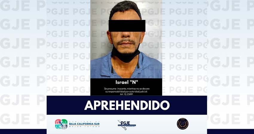 Fue aprehendido PGJE a Israel “N” por robo a lugar habitado en La Paz