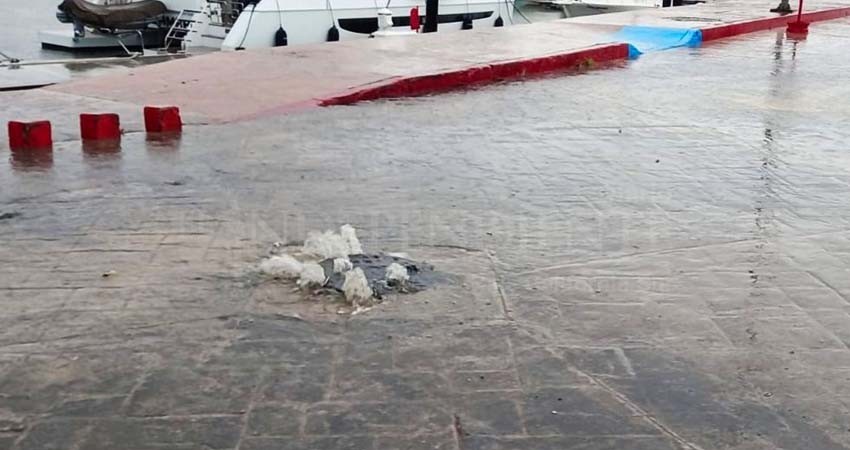 Colapsa drenaje en zona turística de CSL