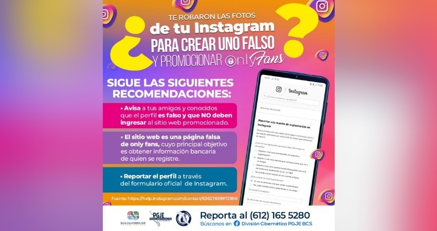 Alerta PGJE por nuevo engaño por medio de Instagram