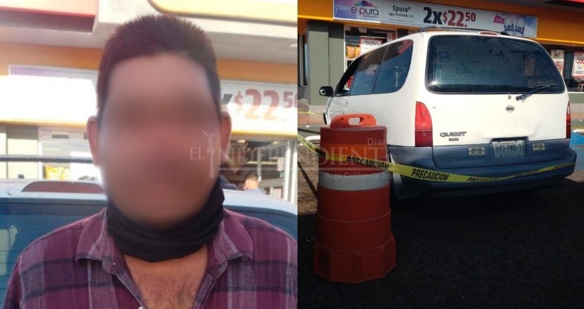 Con vehículo robado es detenida una persona por la policía estatal preventiv