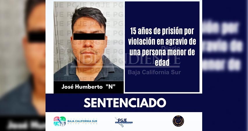 Pasará 15 años en prisión por  el delito de violación de un menor Pasará 15 años en prisión por  el delito de violación de un menor