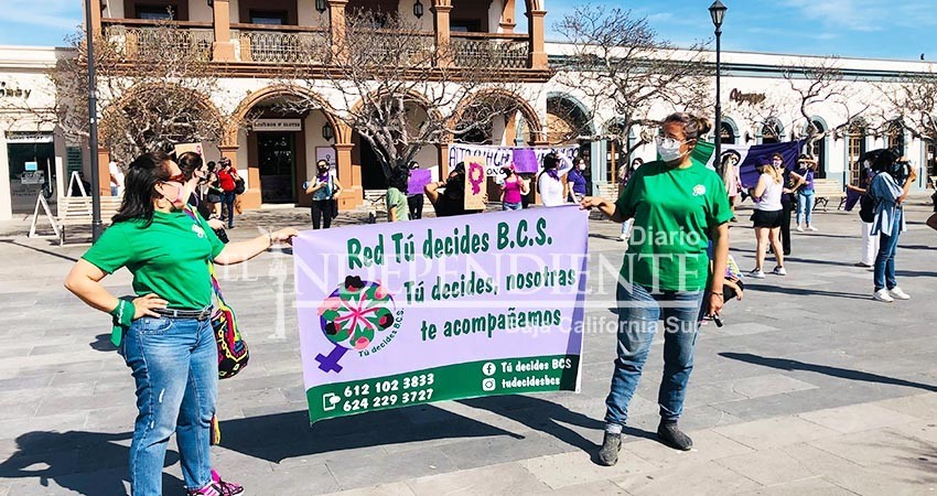 De manera virtual, protestarán para que en BCS el aborto sea legal, seguro y gratuito